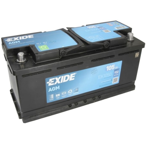 Baterie Exide Agm Start-Stop 105Ah 950A 12V EK1050